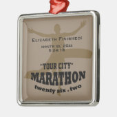 26.2 Marathonversiering Metalen Ornament (Links)