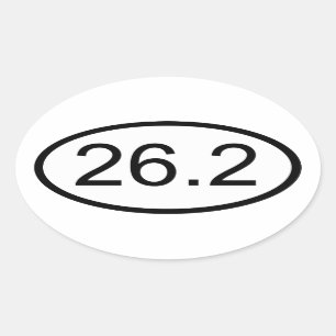 26,2 OVALE STICKER