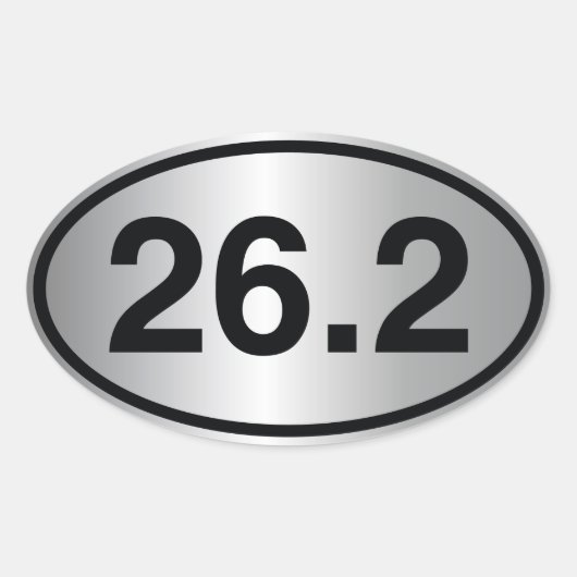 26,2 OVALE STICKER (Voorkant)