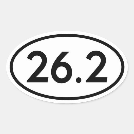 26.2 Ovale Sticker (Voorkant)