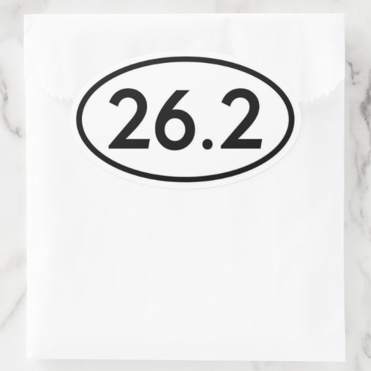 26.2 Ovale Sticker (Tas)