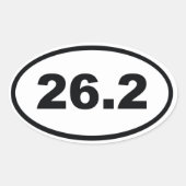 26,2 OVALE STICKER (Voorkant)