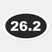 26,2 OVALE STICKER (Voorkant)
