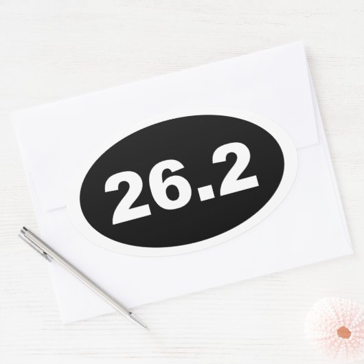 26,2 OVALE STICKER (Envelop)