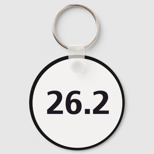 26,2-ronde sleutelhanger (Voorkant)