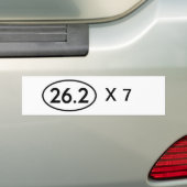26,2 seriële marathonmaker bumpersticker (Op auto)