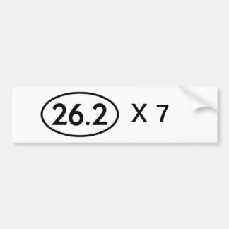 26,2 seriële marathonmaker bumpersticker