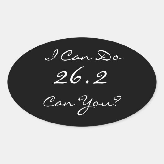 26.2 Sticker van de marathonloper (Voorkant)