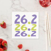 26.2 Thema marathon Runner Paper Party Napkins