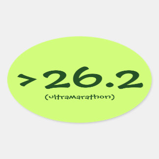 >26.2 (ultramarathon) sticker