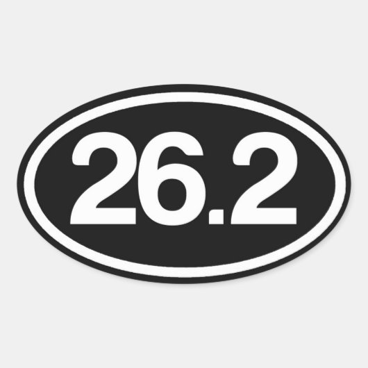 26.2 Volledige Marathon Sticker (Voorkant)