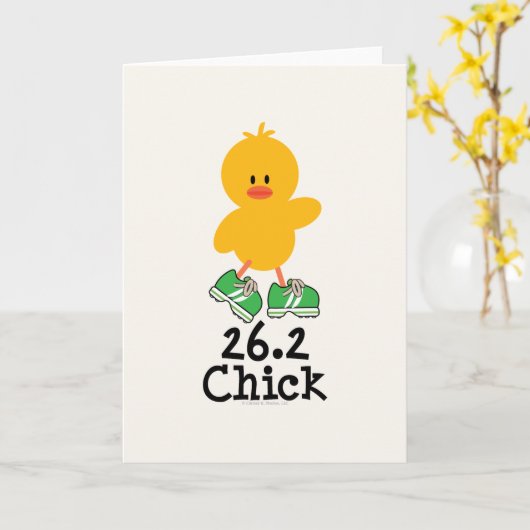 26.2 Wenskaart van kuikens Kaart (Gele Bloem)