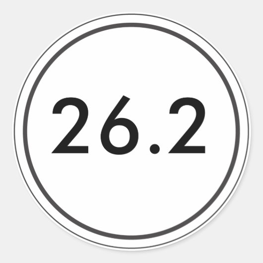 26.2 Witte Sticker (Voorkant)
