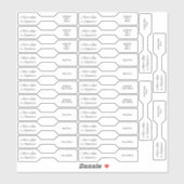 26 Aangepaste Labels voor foto-juwelenprijzen onde (Vel)