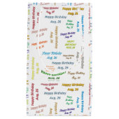 26 augustus, Birthday Gift Bag Klein Cadeauzakje (Voorkant)