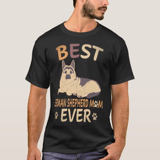 26 Beste Duitse Herdersmoeder Ooit Duitse Herder T-shirt (Voorkant)