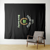 26 % bewijs van Irish St Patrick's Day Funny Gree Wandkleed (In Situ (horizontaal))