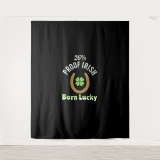 26 % bewijs van Irish St Patrick's Day Funny Gree Wandkleed