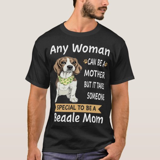 26 Bijzonder om een Beagle-moeder te zijn T-shirt (Voorkant)