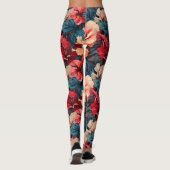 #26 Bloemen patroon Leggings (Achterkant)
