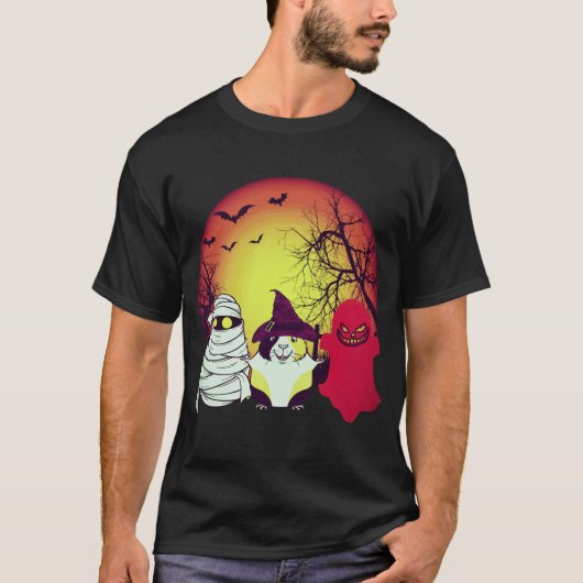 26 Cavia Halloween Pompoen T-shirt (Voorkant)