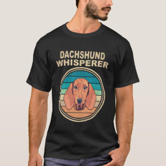26 Dachshund Fluisteraar Antiek T-shirt