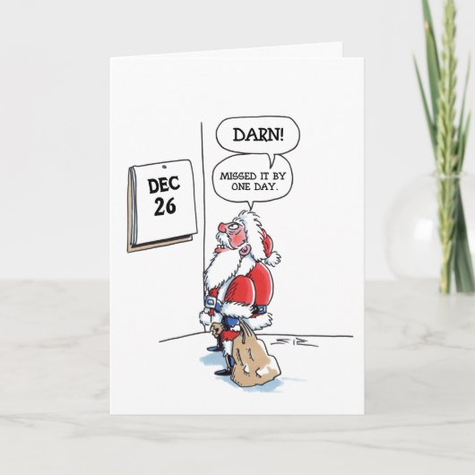 26 december wenskaart feestdagen kaart (Voorkant)