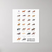 26 Dekvloeren van paarden Canvas Afdruk (Voorkant)