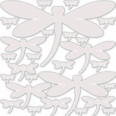 26 Dragonfly Vinyl Stickers | Neutrale kleur (Voorkant)