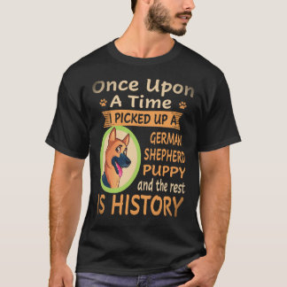 26 Eens Heb Ik Een Duitse Herder Opgepakt T-shirt