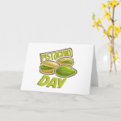 26 februari - Pistache Dag Kaart (Gele Bloem)