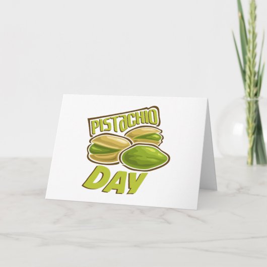 26 februari - Pistache Dag Kaart (Voorkant)