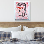 26/ Femme orgueilleuse Canvas Afdruk (Insitu (Slaapkamer))