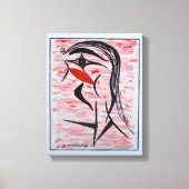 26/ Femme orgueilleuse Canvas Afdruk (Voorkant)