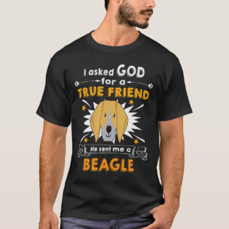 26 God gevraagd - Ware Vriend - Een Beagle T-shirt