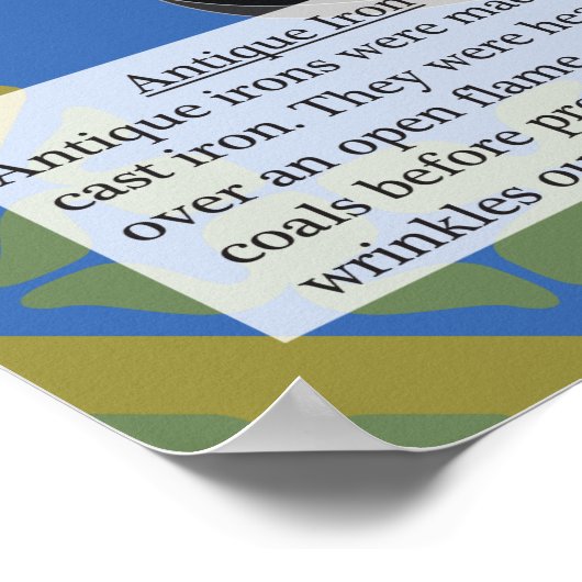 26. IJzer (Fe) Periodieke tabel van de elementen Poster (Hoek)