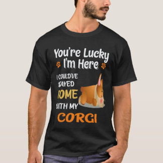 26 Ik had thuis kunnen blijven met Corgi T-shirt