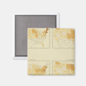 26 Interstatelijke migratie 1890 MEMS Magneet (Voorkant / Achterkant)