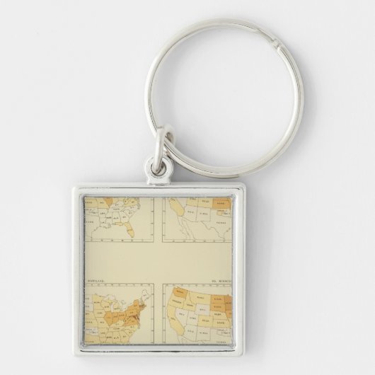 26 Interstatelijke migratie 1890 MEMS Sleutelhanger (Voorkant)