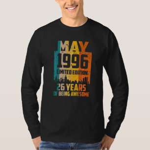 26 jaar Geweldige sinds mei 1996 Vint T-shirt