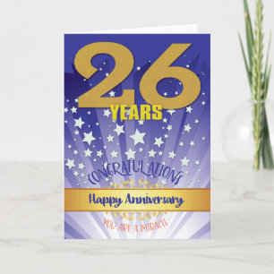 26 Jaar Hersteljubileum Vet Numeriek Kaart