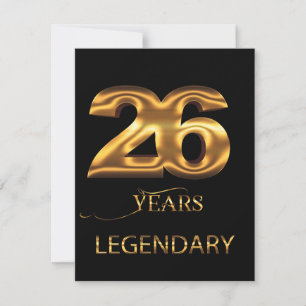 26 jaar legendarische kaart
