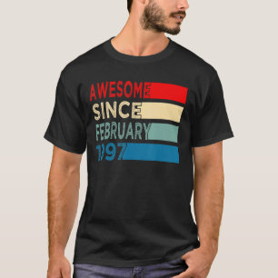 26 jaar oud Geweldige sinds februari 1997 26e gebo T-shirt
