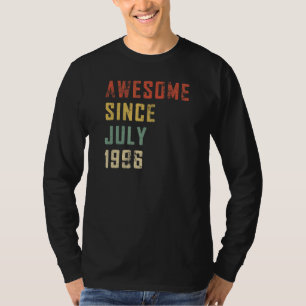 26 jaar oud Geweldige sinds juli 1996 26e verjaard T-shirt