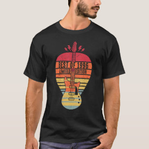 26 jaar oud verjaardag best of 1996 gitaar t-shirt