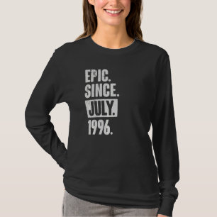 26 jaar oude 26e verjaardag epic sinds juli 1996 t-shirt
