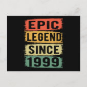 26 jaar oude Bday Epic Legend 26e verjaardag cadea Briefkaart (Voorkant)