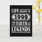 26 jaar oude Bday Epic Legend 26e verjaardag cadea Kaart (Gele Bloem)