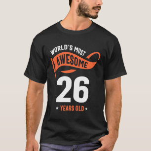 26 jaar oude cadeau   26e verjaardag — Gift Ideas T-shirt