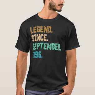 26 jaar oude leggende sinds september 1996 26e geb t-shirt